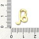 Pendentifs de placage en laiton KK-Q810-04F-G-3