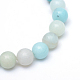 Round Natural Grade A Amazonite Bead Strands X-G-R345-6mm-16-2