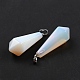 Synthetic Opalite Pointed Pendants G-I314-02P-25-3