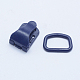Clips de plástico cosibles ecológicos y juegos de anillos rectangulares KY-F011-07A-1