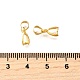Bélières de pincement en laiton&nbsp;KK-E143-G-FF-3