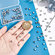 Unicraftale 100pcs 304 perles en acier inoxydable STAS-UN0043-36-2