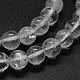 Natural Quartz Crystal Beads Strands X-G-F570-01-8mm-3