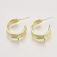 Accessoires de clous d'oreilles en alliage PALLOY-S121-243-2