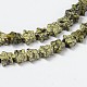 Natural Serpentine/Green Lace Stone Star Bead Strands G-M201-08-4mm-1