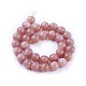 Natural Grade A Sunstone Beads Strands G-G785-03D-2