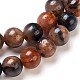 Perles de chiastolite naturelle G-I203-B-6mm-2