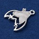 Pendentifs en résine d'alliage de placage de rack&nbsp;FIND-Q116-02S-02-2