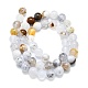 Blanc naturel opale africain perles brins G-K245-A18-04-2