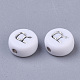 Perles acryliques plaquées X-PACR-R243-04R-2