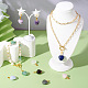 Fashewelry 20Pcs 10 Styles Natural Mixed Gemstone Pendants G-FW0001-39-9