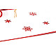 グリーティングカード  3dポップアップクリスマスのトナカイ/クワガタと送料  ペーパークラフト  クリスマスギフトカード  レッド  20x13cm DIY-N0001-146R-3