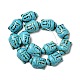 Synthetic Turquoise Beads Strands TURQ-G119-20x29mm-08-2