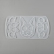 Moldes de silicona de llavero de autodefensa con forma de gato y pata X-DIY-P006-30-3