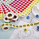 Chgcraft 10 лист бумаги самоклеящиеся круглые наклейки с цифрами и 5 рулона со скидкой круглые наклейки в горошек STIC-CA0001-03-6