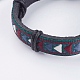 Bracelets réglables unisexe en corde de peau de vache BJEW-F300-01A-2