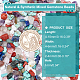 Arricraft cuentas de piedras preciosas mixtas naturales y sintéticas G-AR0001-13-2