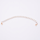 Poignées de sac de perles rondes en acrylique blanc FIND-TAC0006-24G-02-1