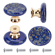 Boutons de tiroir en lapis lazuli naturel FIND-WH0056-40P-01-1