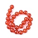Natural Carnelian Beads Strands G-C076-8mm-2A-3