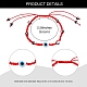 5Pcs 5 Styles Adjustable Nylon Thread Braided Bead Bracelets BJEW-SZ0001-50-2