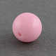 Solid Chunky Bubblegum Acrylic Ball Beads X-SACR-R835-8mm-11-2