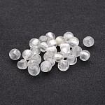 Manuell Silber Folie-Glas Perlen, Runde, Transparent, 9.5~10.5 mm, Bohrung: 1~2 mm