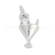 Латунные микро проложить кубического циркония подвески KK-Q028-70P-02