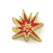Стойки покрытие латунь эмаль бисер KK-U029-22G-09