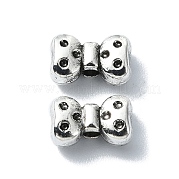 Сплавочные овальные бусины тибетского стиля  TIBEB-F065-07AS-01