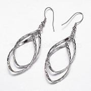 Серьги-подвески из нержавеющей стали 304 EJEW-G155-03A