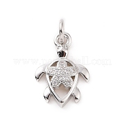 Латунные микро проложить кубического циркония подвески KK-C012-46P