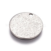 Подвески из текстурированной нержавеющей стали 304 STAS-I098-01-15mm-P