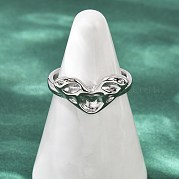 Латунные регулируемые открытые манжеты RJEW-R032-04P