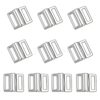 Wholesale SUPERFINDINGS 16 Sets Alloy Bra Buckles 19x13.5mm Sewing
