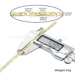 Gestellbeschichtung aus Messing-Figaroketten&nbsp;CHC-CJ0001-75