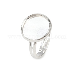 Componenti di anello in ottone&nbsp;X-KK-J109-S-NR