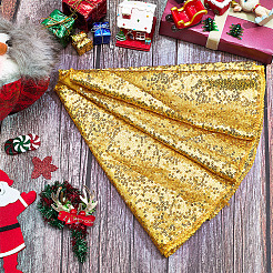 Jupe de sapin de noël en polyester&nbsp;DIY-WH20032-86A