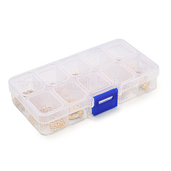 DIY-Kits zur Herstellung von Halsketten mit Anhängern aus Messing mit Mikropflaster und klarem Zirkonia&nbsp;KK-S386-40G