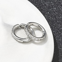 Manschettenohrringe aus 304er Edelstahl mit Mikropflaster und klaren Zirkonia&nbsp;EJEW-C096-60P