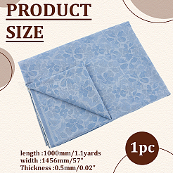 Polycotton-Stoffe mit Blumenmuster&nbsp;DIY-WH0128-90A