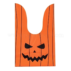 100 sachets en plastique pour bonbons d'Halloween en forme de lapin.&nbsp;ABAG-U001-02H