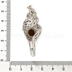 Pendentifs en pierres précieuses mixtes naturels et synthétiques&nbsp;G-F776-01P