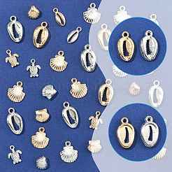 120 Stück 12 Stile CCB Kunststoff Anhänger Sets&nbsp;CCB-FS0001-14