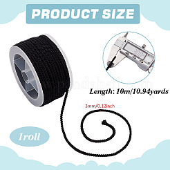 1 rouleau de cordon rond en nylon de 10 m&nbsp;OCOR-BC0007-59A