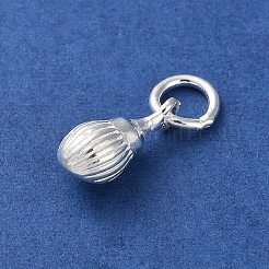 925 ciondolo a forma di conchiglia di animale marino in argento sterling&nbsp;STER-E071-02S-08