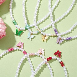Vetro perline collane di perle&nbsp;NJEW-JN04726