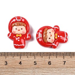 Weihnachts-Deko-Cabochons aus undurchsichtigem Harz&nbsp;CRES-M036-12F