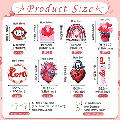 DIY-Set zum Basteln von Ohrringen zum Valentinstag&nbsp;DIY-TA0006-51