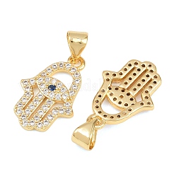 Pendentifs en laiton zircon cubique transparent&nbsp;KK-L275-51G-01